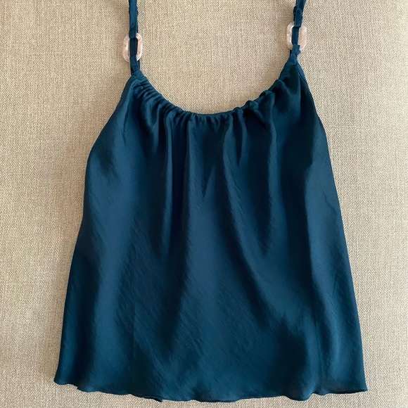 Free people Jewel Tone Teal Cami - Picture 6 of 6